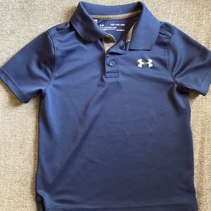 Boy’s Under Armour Navy Polo, size Youth XS